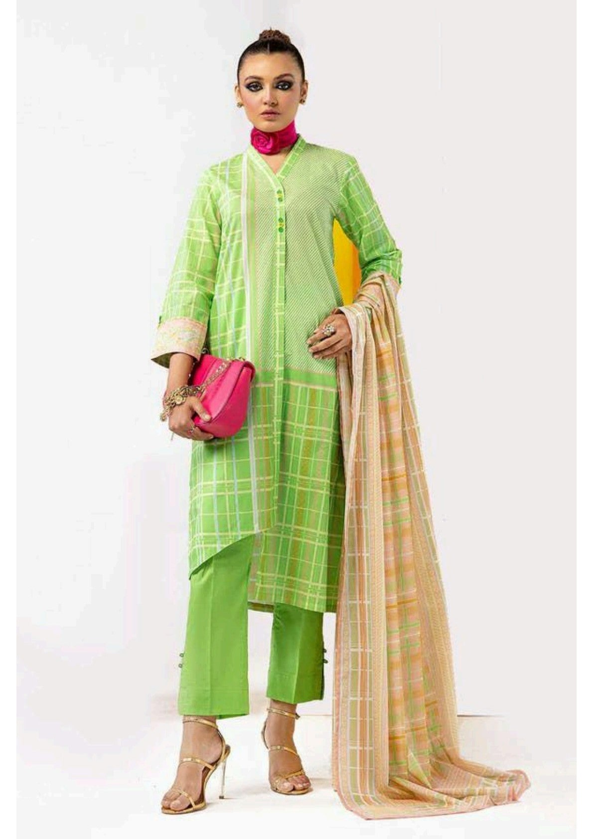 GulAhmed Original Lawn Unstitched 3Pcs