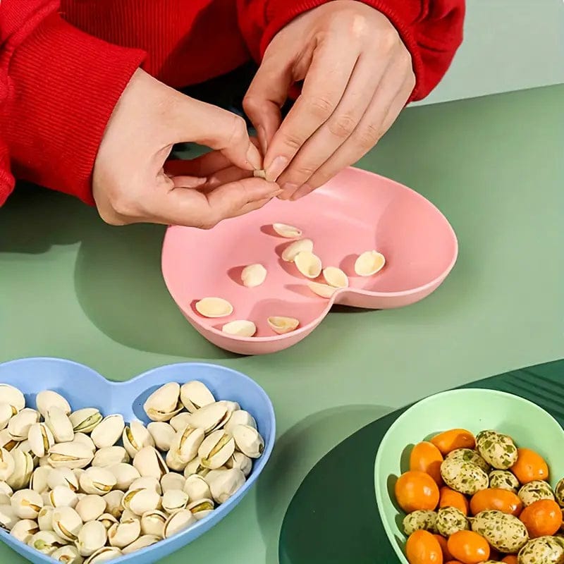8 Pcs Heart Shape Plates Set