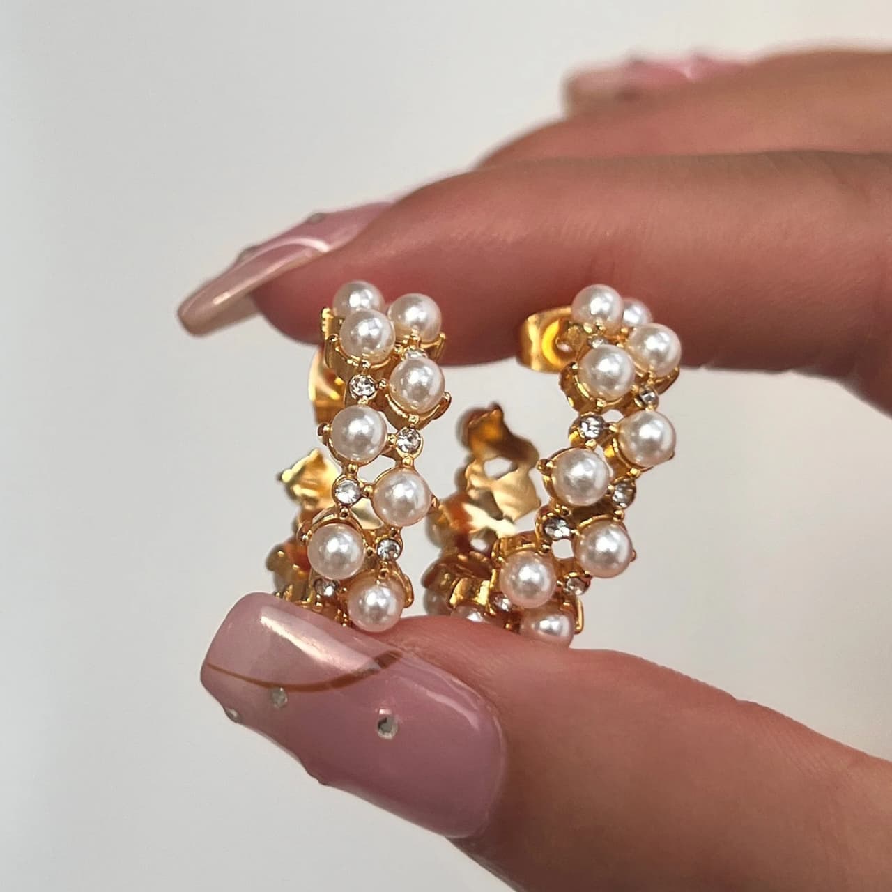 Pearls Luxury Design Earrings