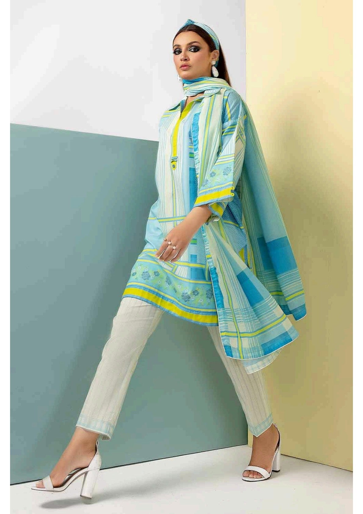 GulAhmed Original Lawn Unstitched 3Pcs