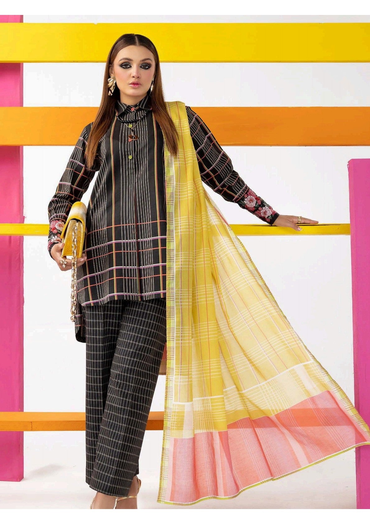 GulAhmed Original Lawn Unstitched 3Pcs