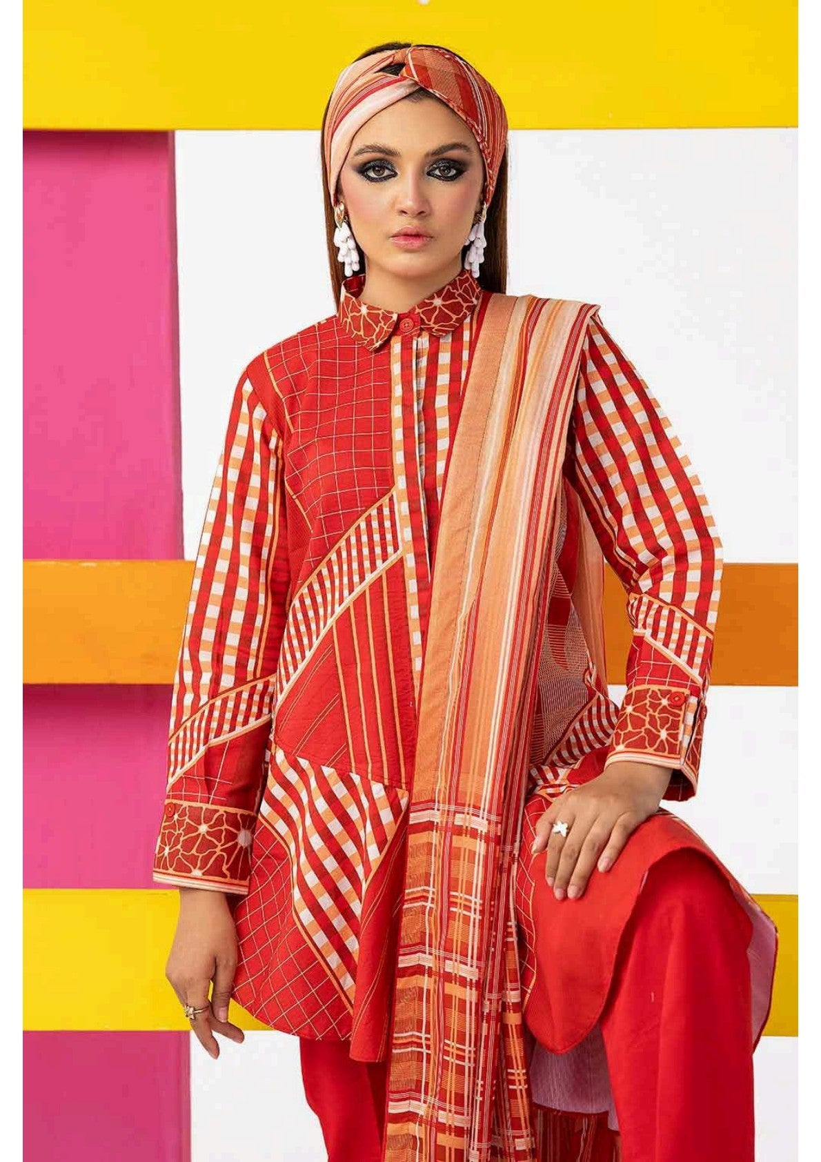 GulAhmed Original Lawn Unstitched 3Pcs