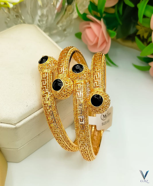🌺Fancy China Gold plated Versace Bangles 🌺