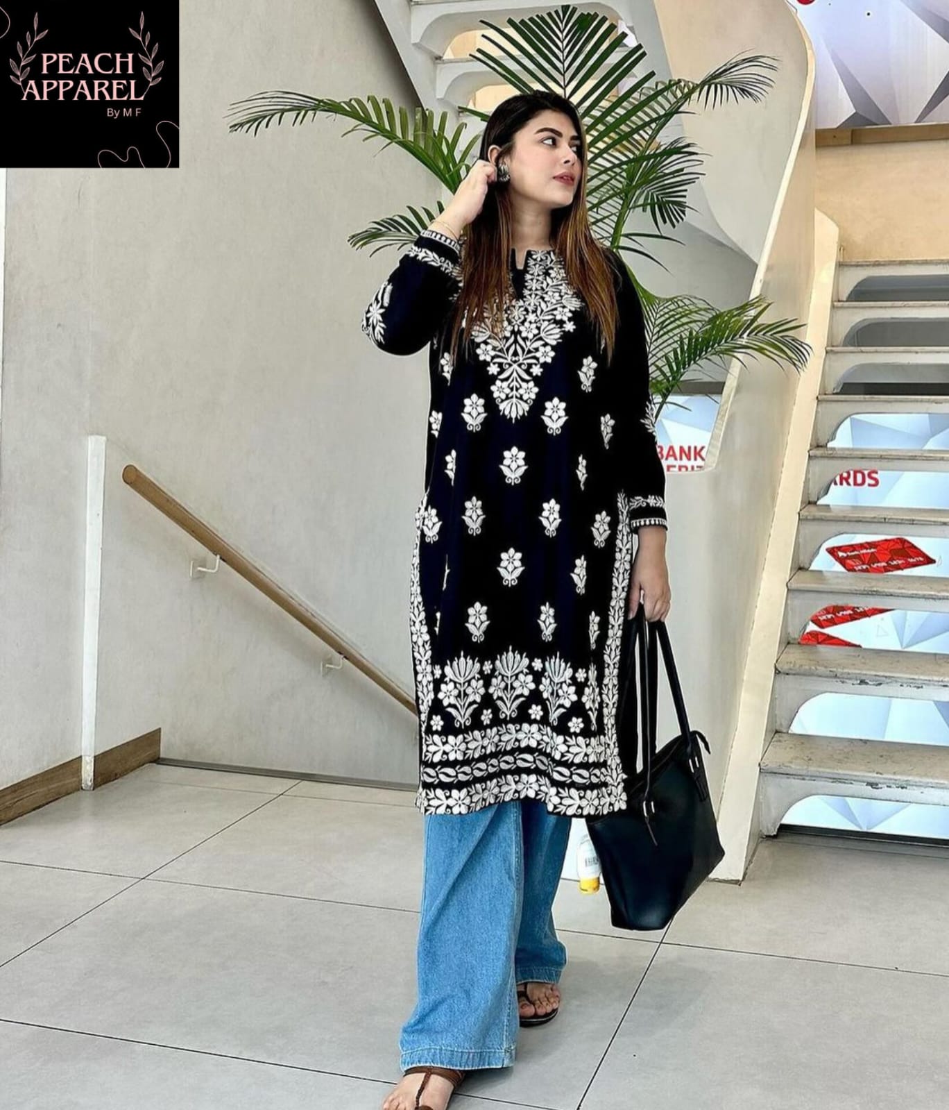 Restock in new rates 
*NOW AVAILABLE IN BLACK Medium*

New article is launched 
Brand 


*INDIAN SOFT COTTON EMBROIDERED KURTIS NOW AVAILABLE IN STANDARD SIZES*


*MEDIUM MEASUREMENTS*
Chest 21/ 21.5
Length 48
Sleeves 20
Shoulder 15

STUFF Soft Cotton

CO