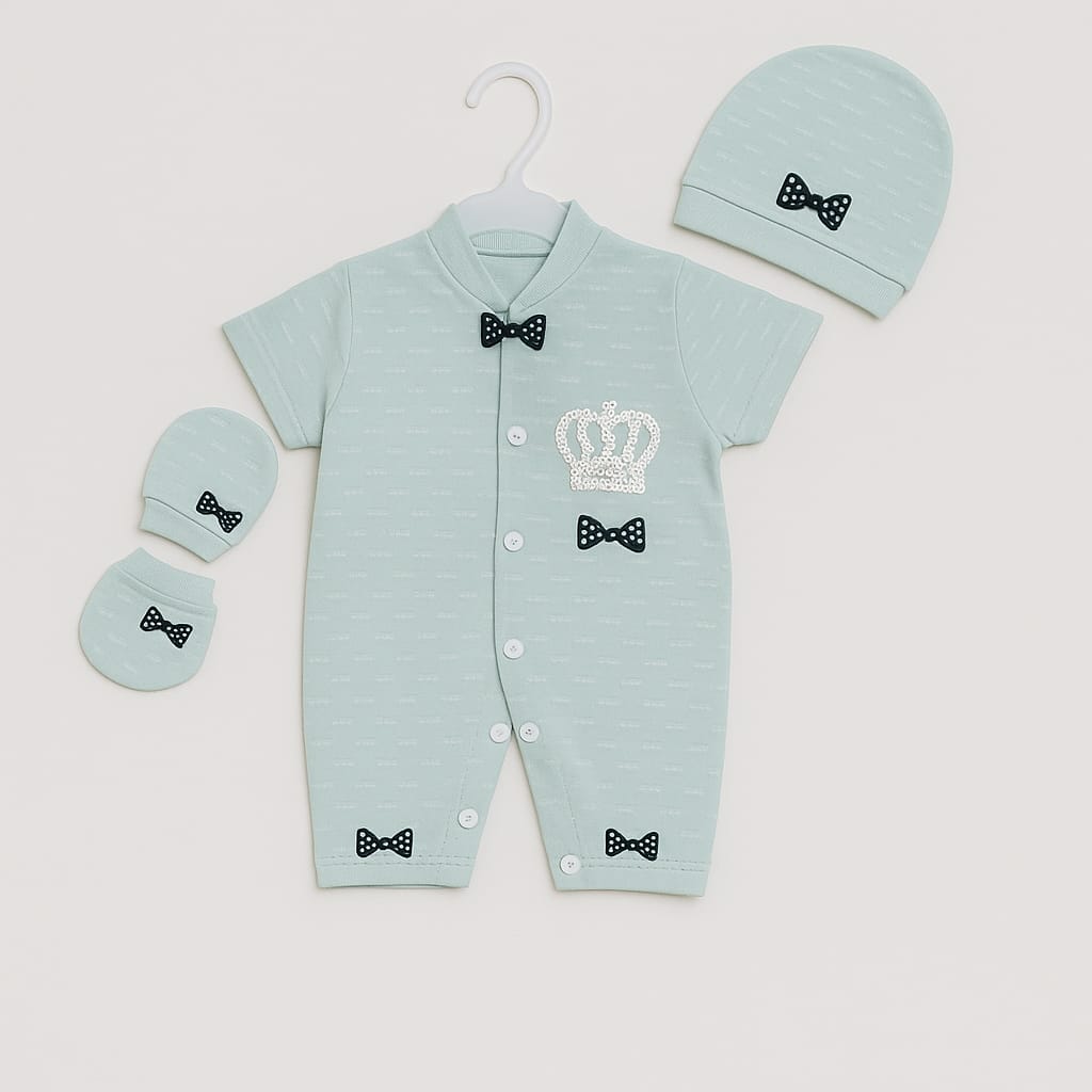3pcs Infant Turkish Style Bodysuit Set
