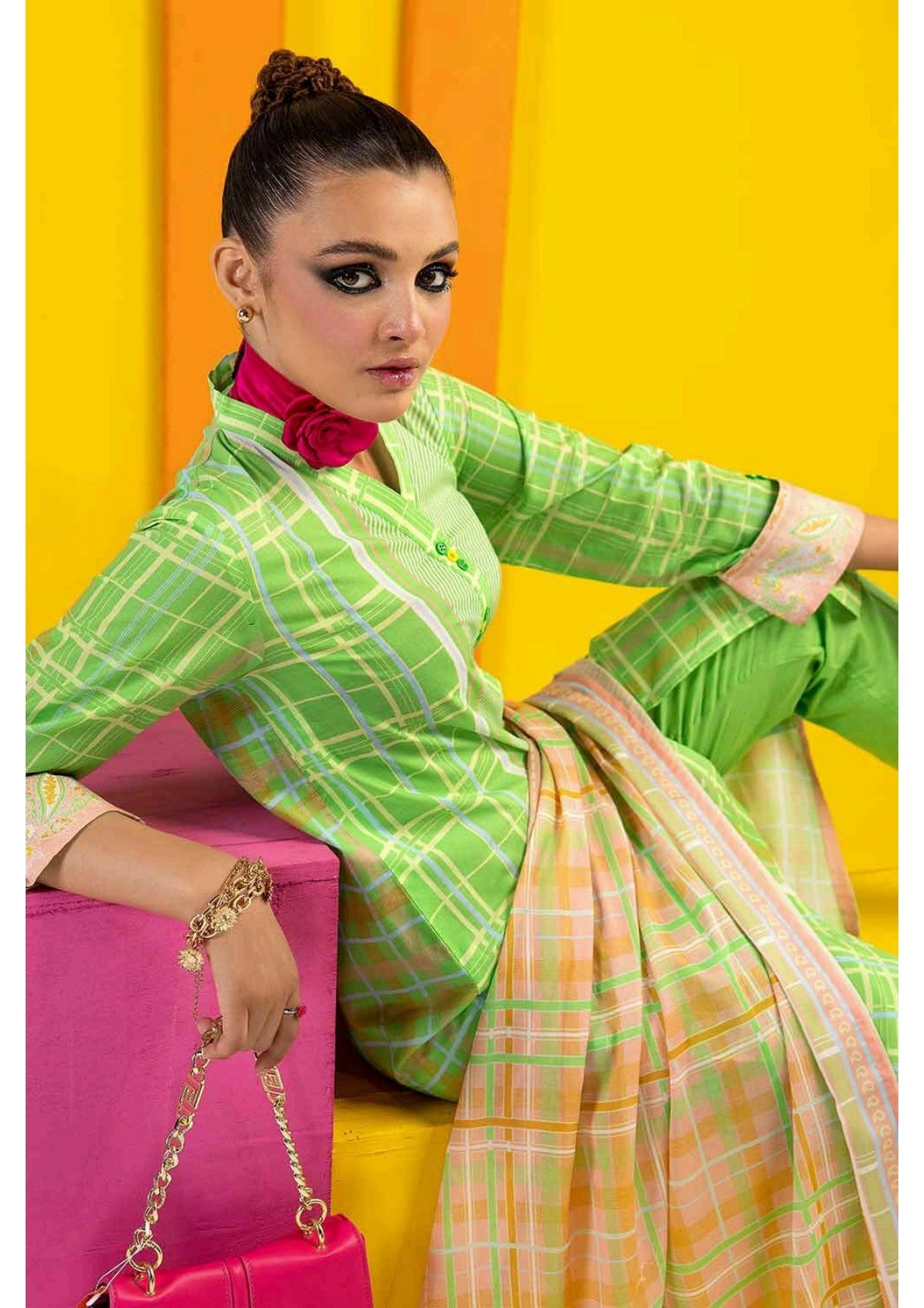 GulAhmed Original Lawn Unstitched 3Pcs