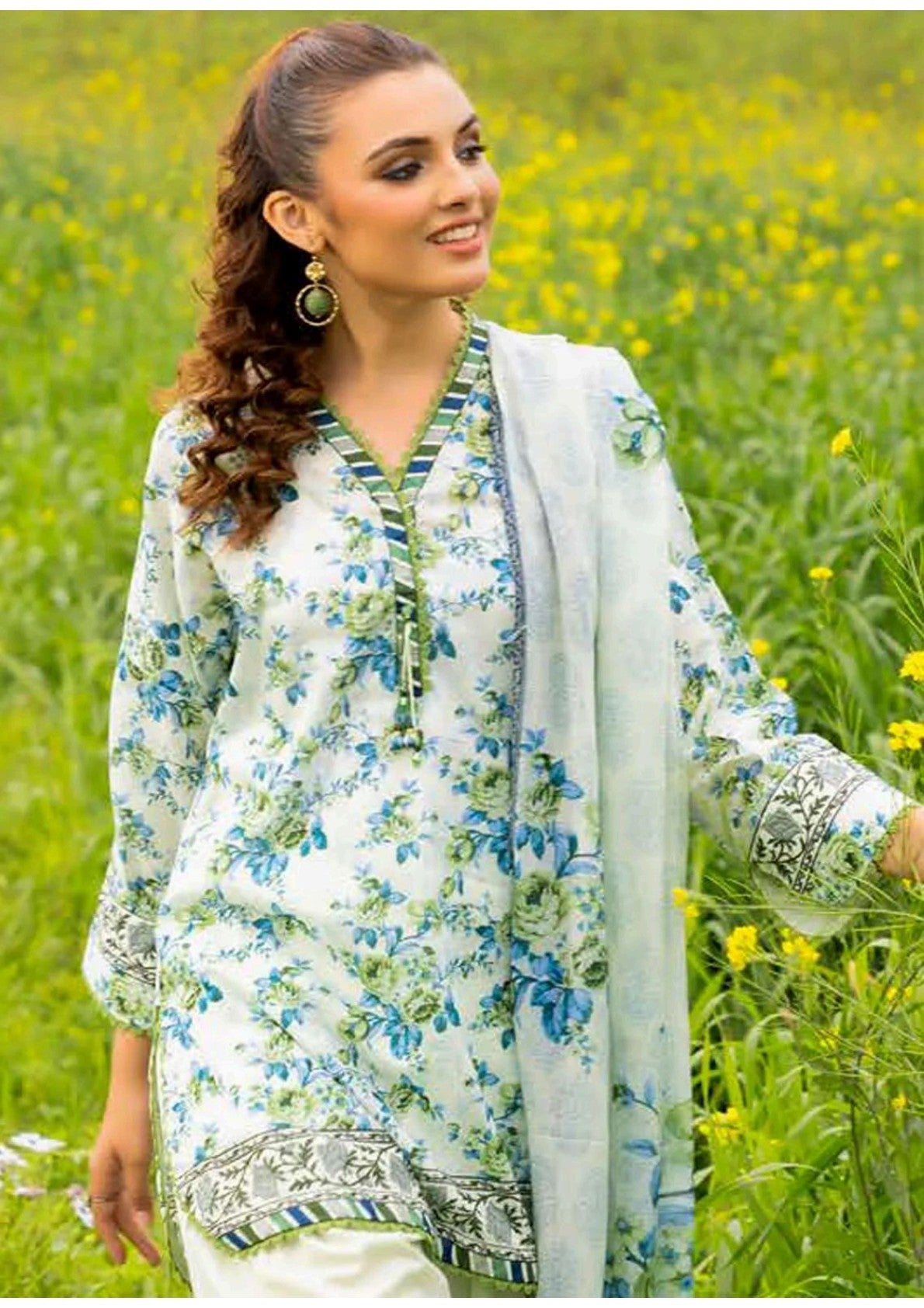 GulAhmed Original Lawn Unstitched 3Pcs