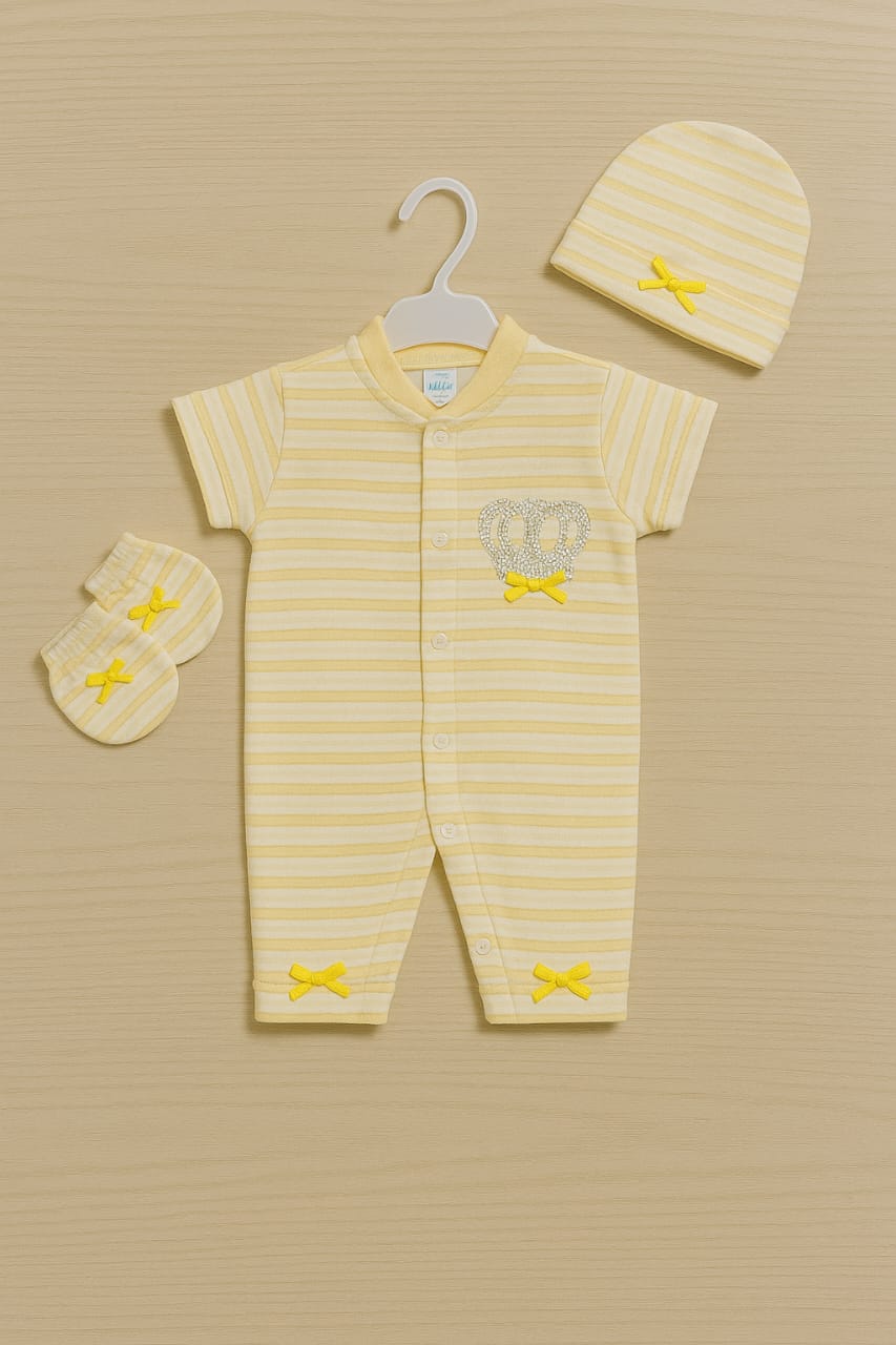 3pcs Infant Turkish Style Bodysuit Set