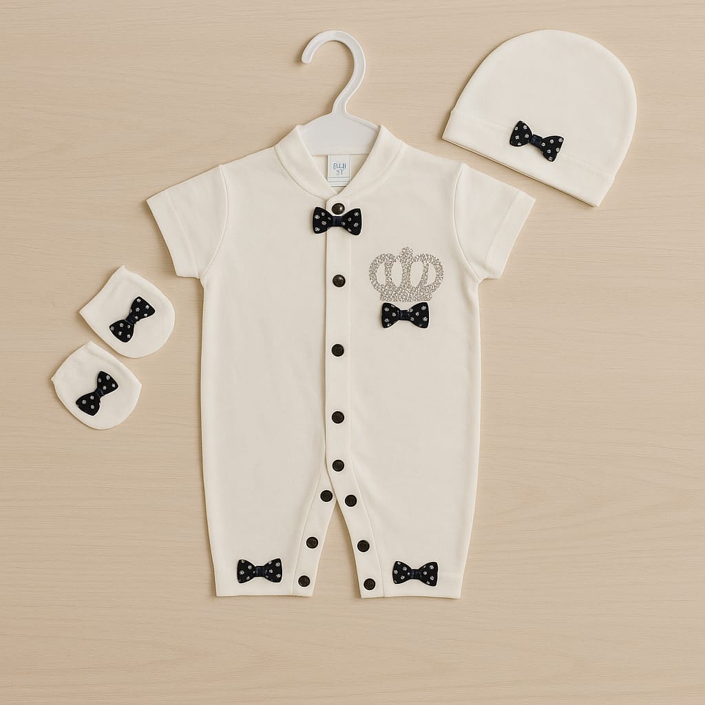 3pcs Infant Turkish Style Bodysuit Set