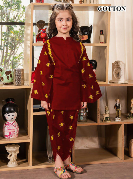 EMBROIDED 2PCS FOR GIRLS