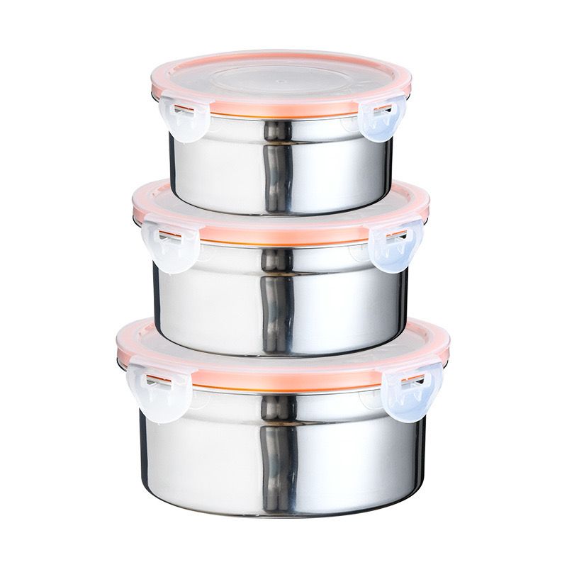 3 Pcs Bowl Set Stainless Steel