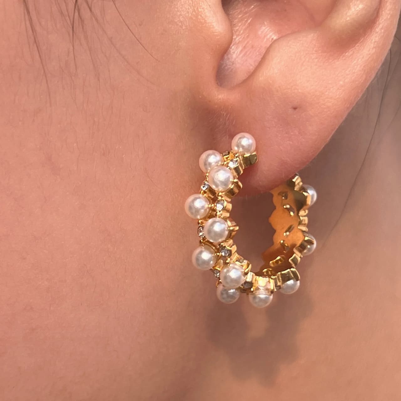 Pearls Luxury Design Earrings