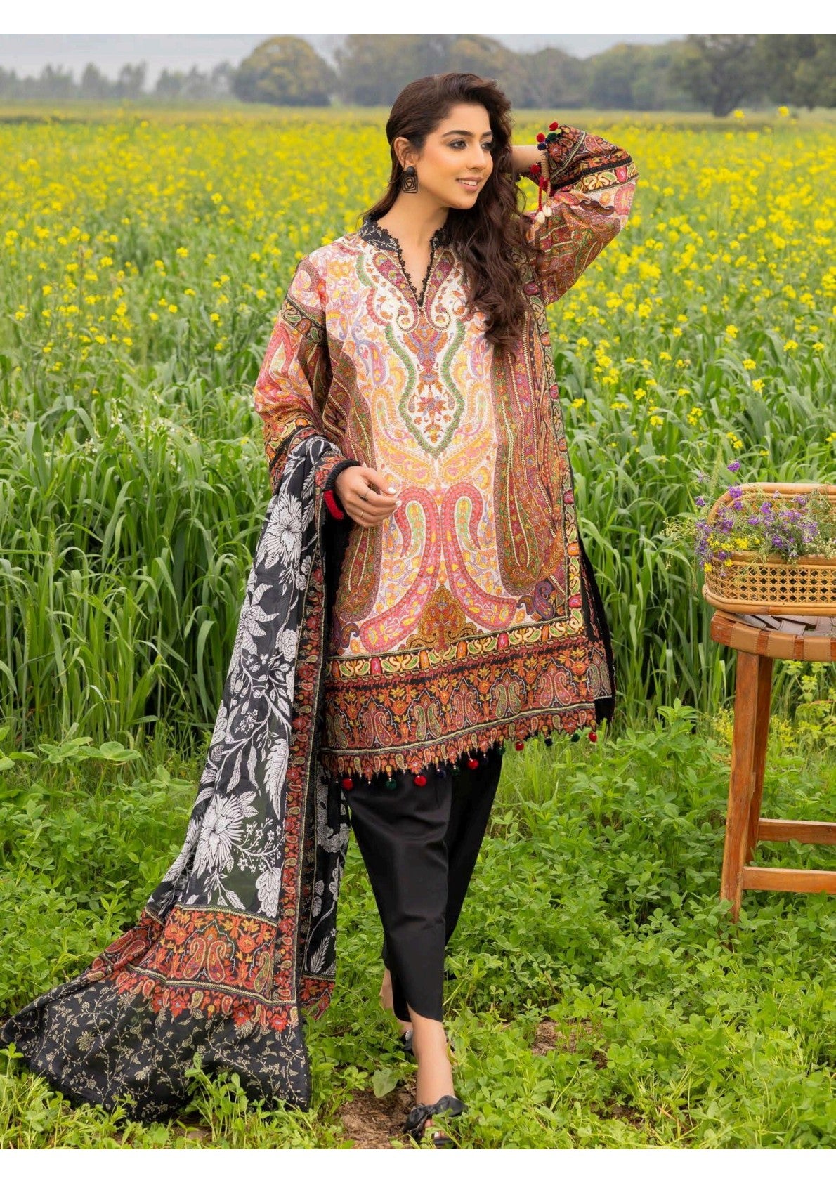 GulAhmed Original Lawn Unstitched 3Pcs