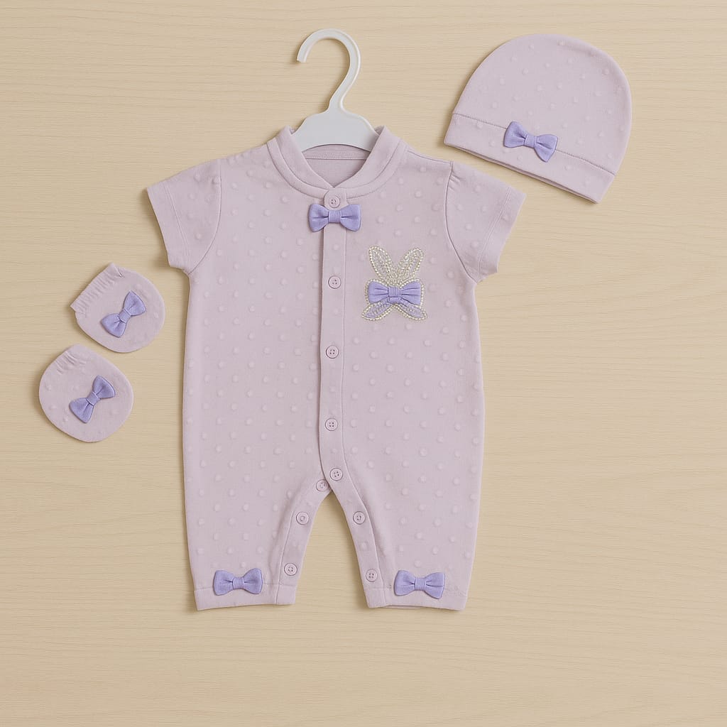 3pcs Infant Turkish Style Bodysuit Set