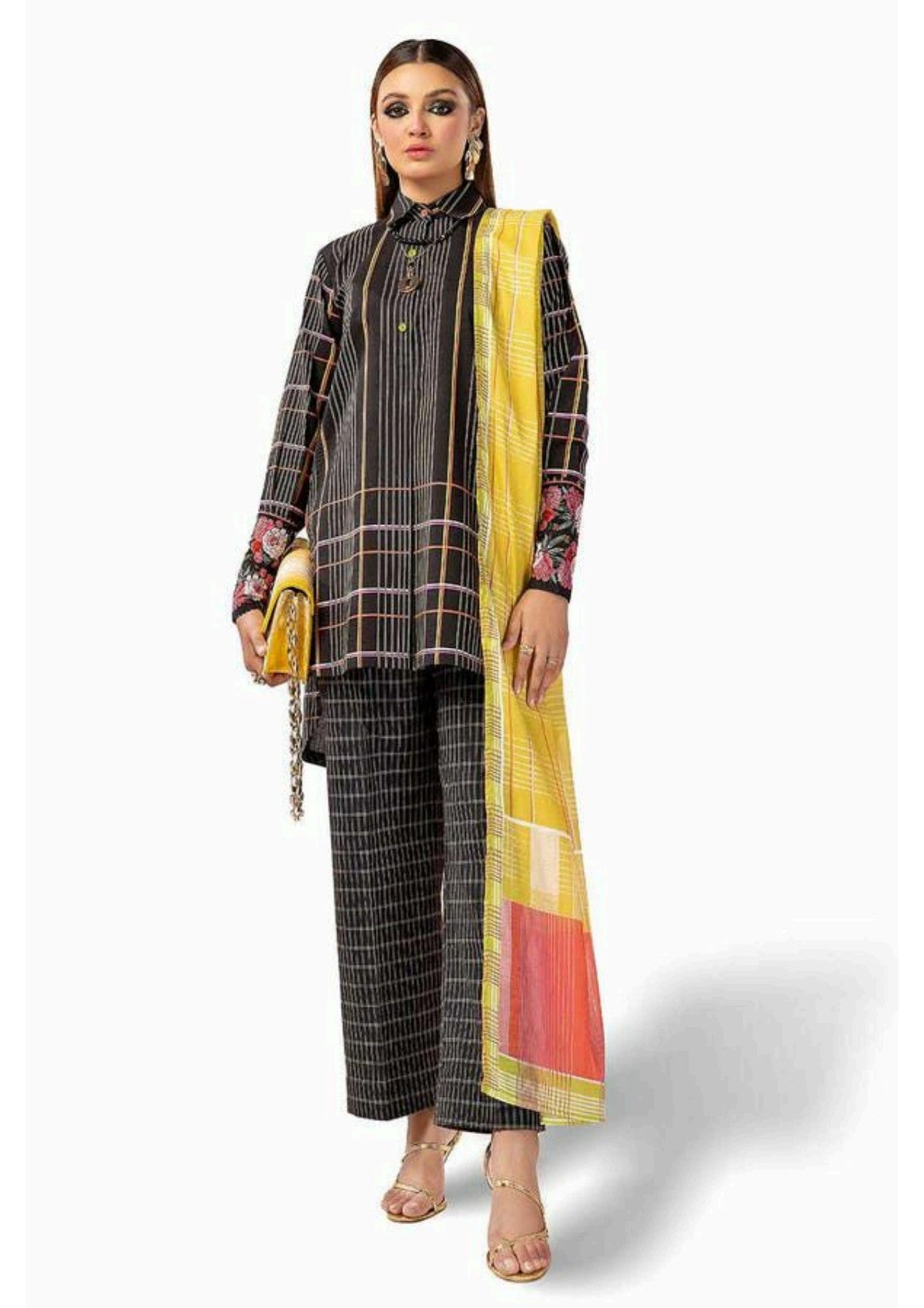 GulAhmed Original Lawn Unstitched 3Pcs